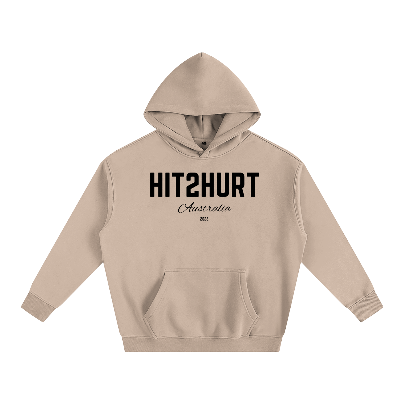 HIT2HURT 'Australia' Oversized Fleeced Hoodie ODMPOD