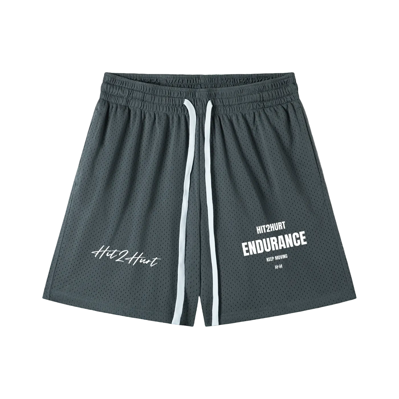 HIT2HURT 'Endurance' Mesh Drawstring Shorts - HIT2HURT