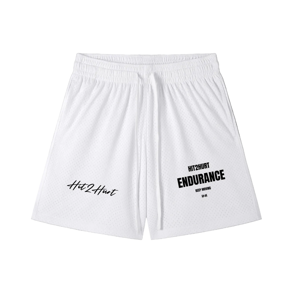 HIT2HURT 'Endurance' Mesh Drawstring Shorts - HIT2HURT