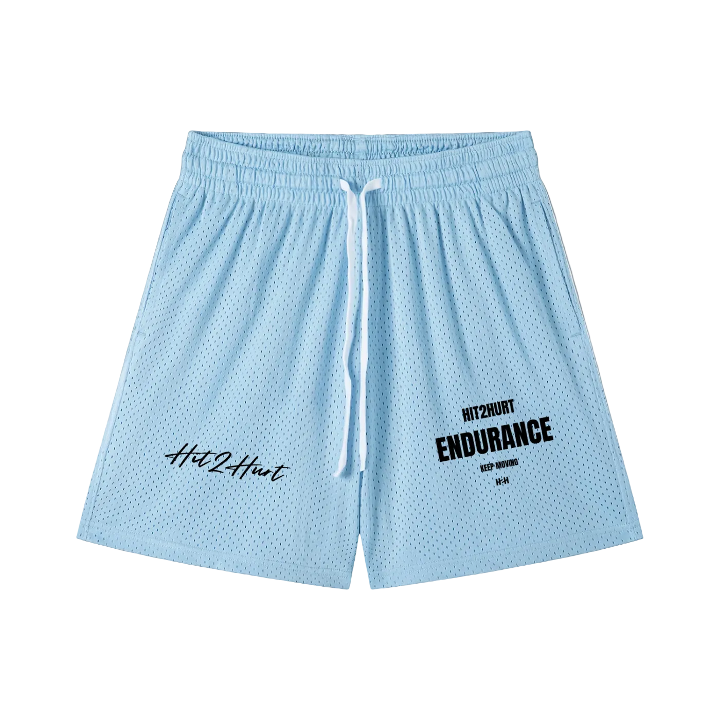 HIT2HURT 'Endurance' Mesh Drawstring Shorts - HIT2HURT