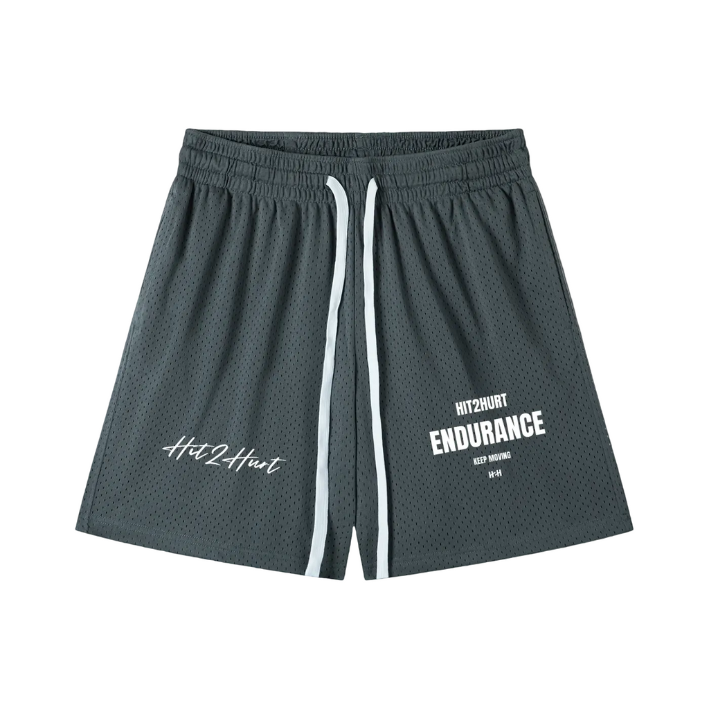 HIT2HURT 'Endurance' Mesh Drawstring Shorts - HIT2HURT