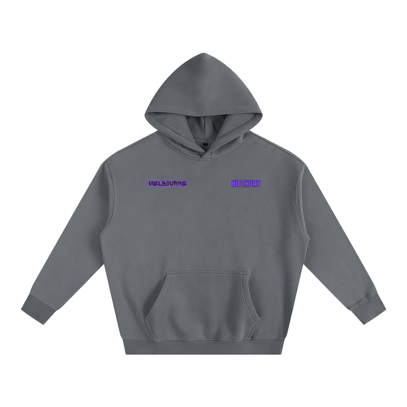 HIT2HURT X MELBOURNE Oversized Fleeced Hoodie ODMPOD