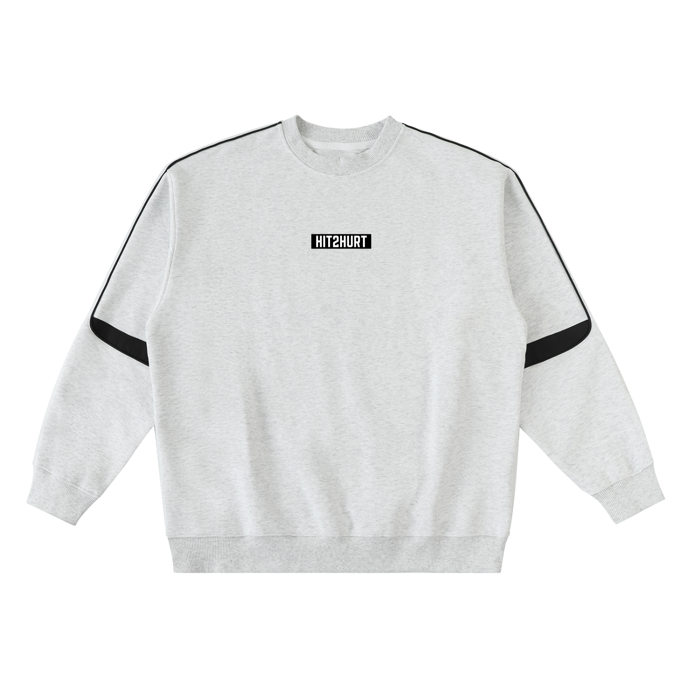 HIT2HURT Edition 1 Oversized Crewneck Taped Sweatshirt - HIT2HURT