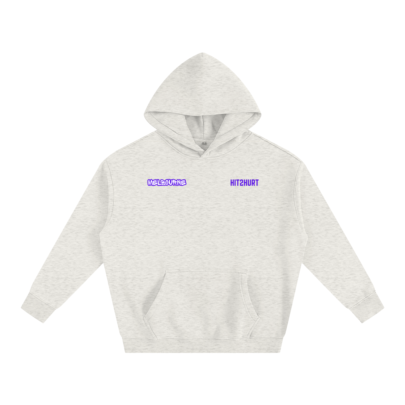 HIT2HURT X MELBOURNE Oversized Fleeced Hoodie ODMPOD