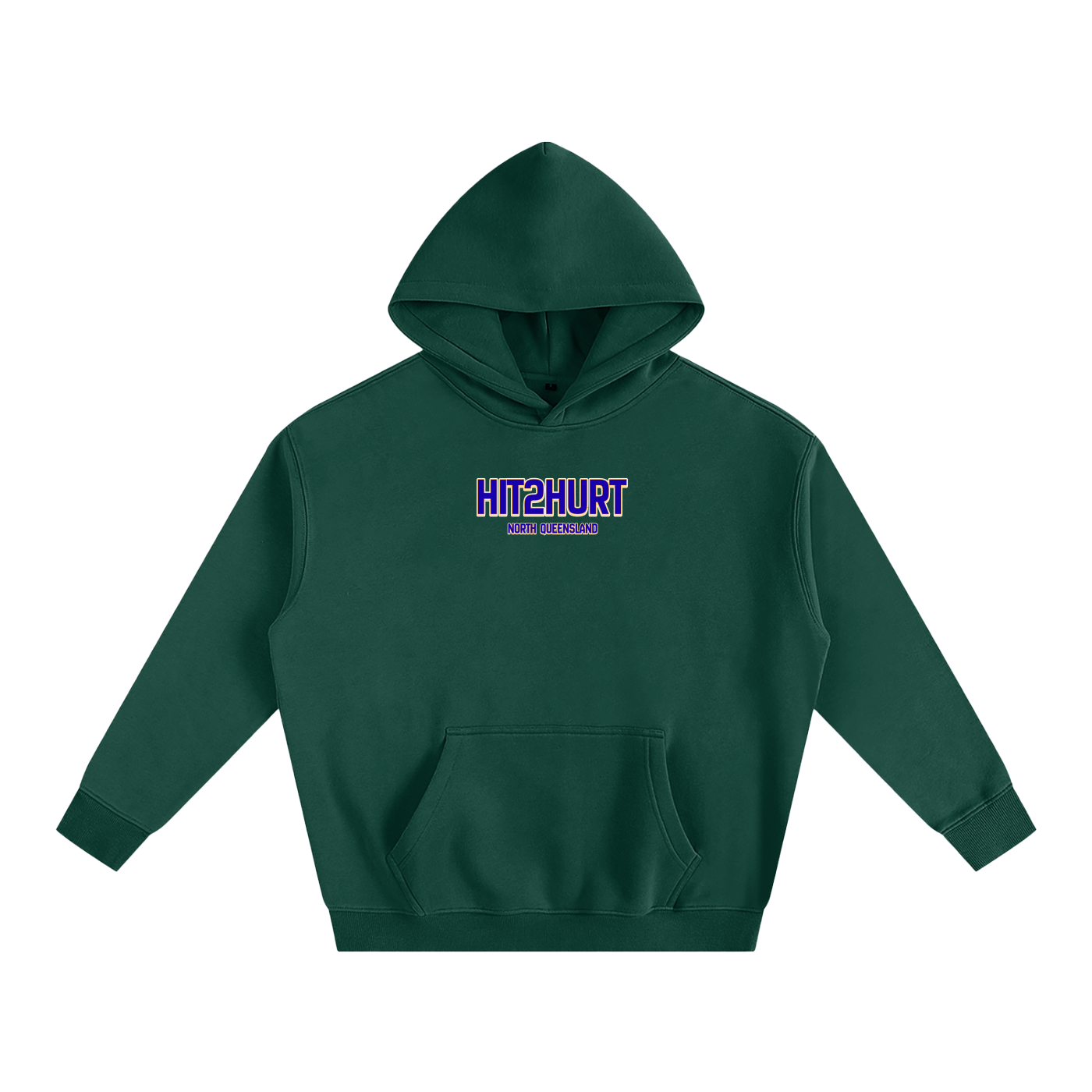 HIT2HURT X NORTH QUEENSLAND  Oversized Fleeced Hoodie ODMPOD