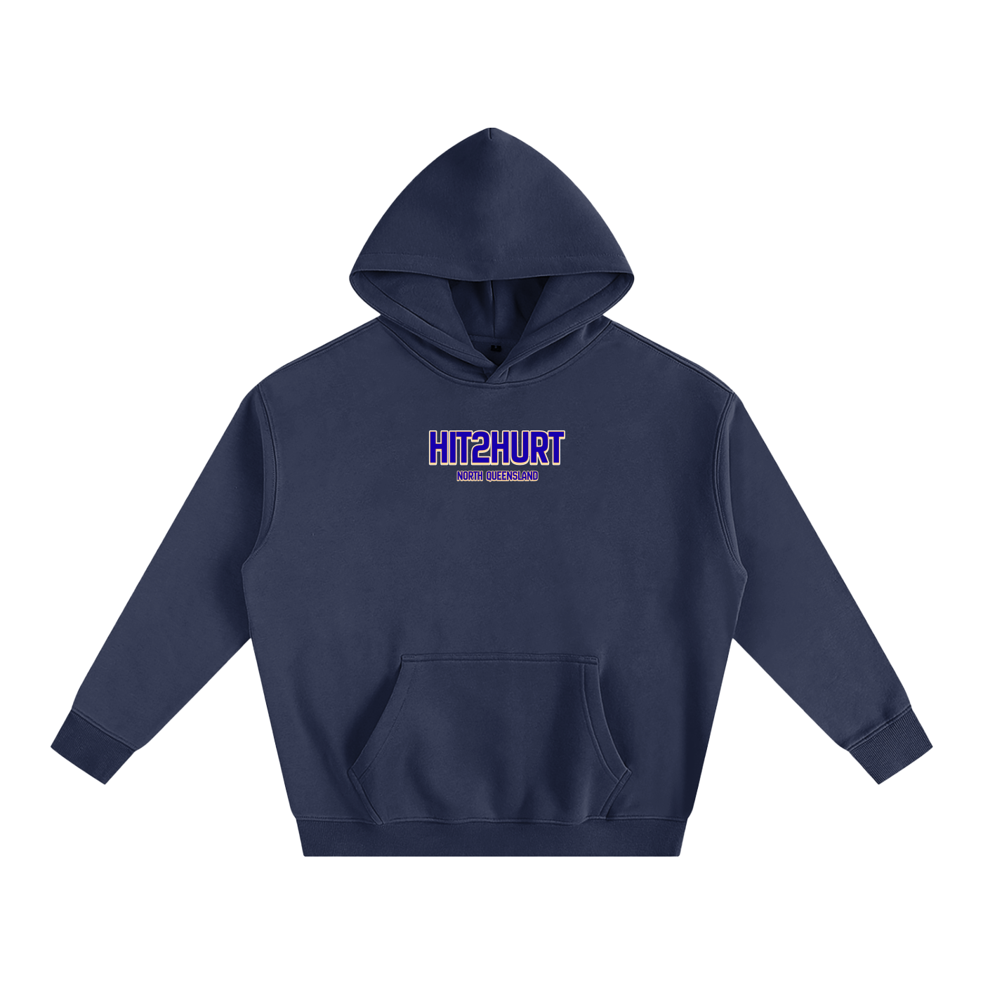 HIT2HURT X NORTH QUEENSLAND  Oversized Fleeced Hoodie ODMPOD