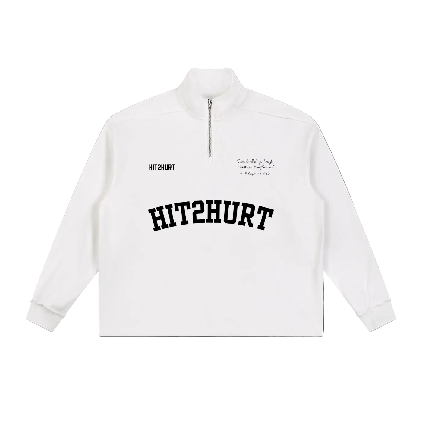 HIT2HURT Edition 1 Half-Zip Fleece Sweatshirt - HIT2HURT