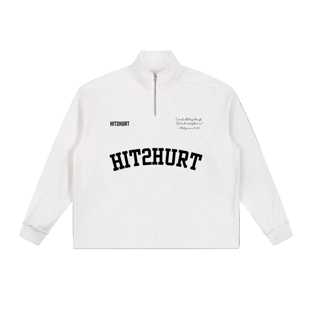 HIT2HURT Edition 1 Half-Zip Fleece Sweatshirt - HIT2HURT