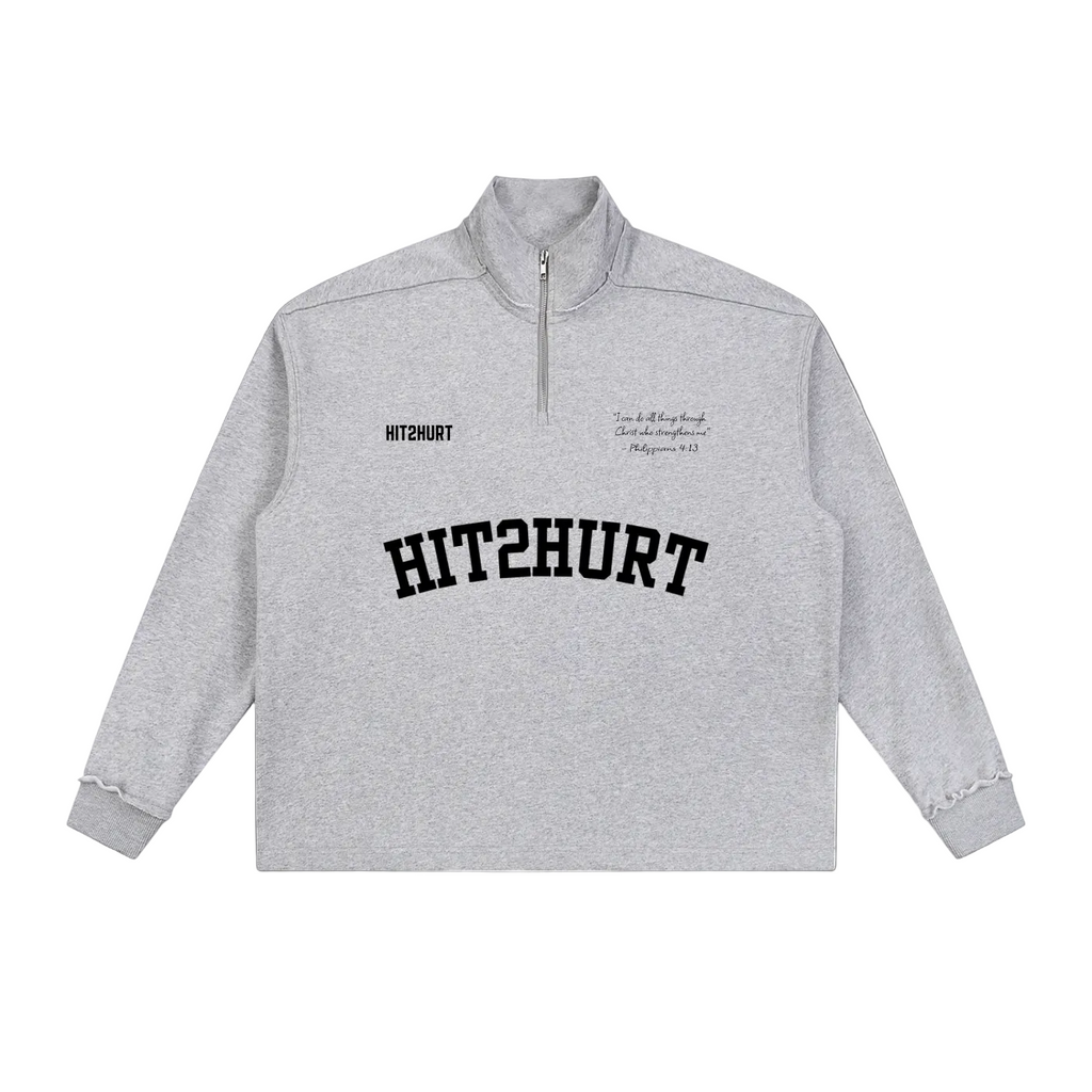 HIT2HURT Edition 1 Half-Zip Fleece Sweatshirt - HIT2HURT
