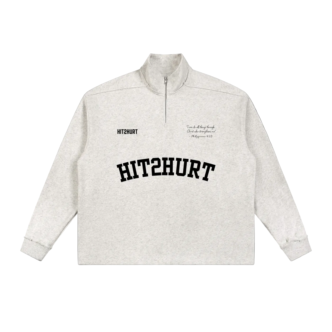 HIT2HURT Edition 1 Half-Zip Fleece Sweatshirt - HIT2HURT