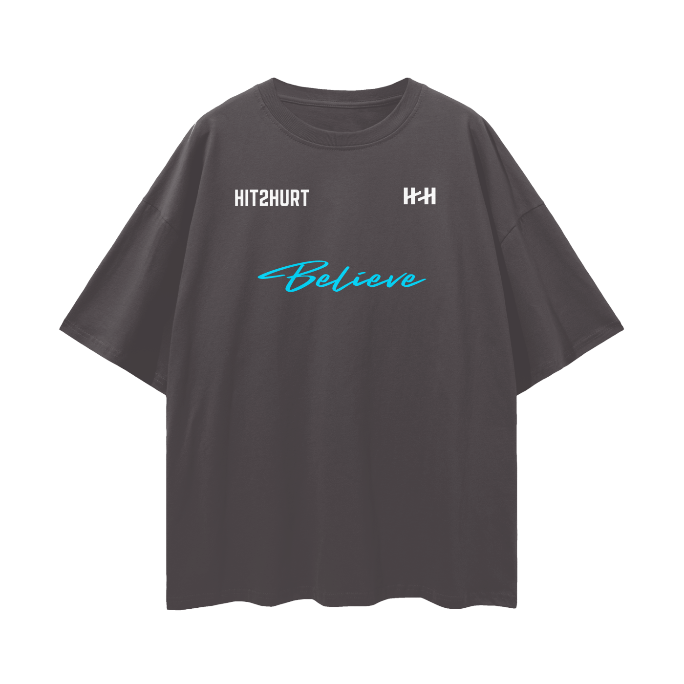 HIT2HURT 'Believe' Essential Oversized T-Shirt ODMPOD