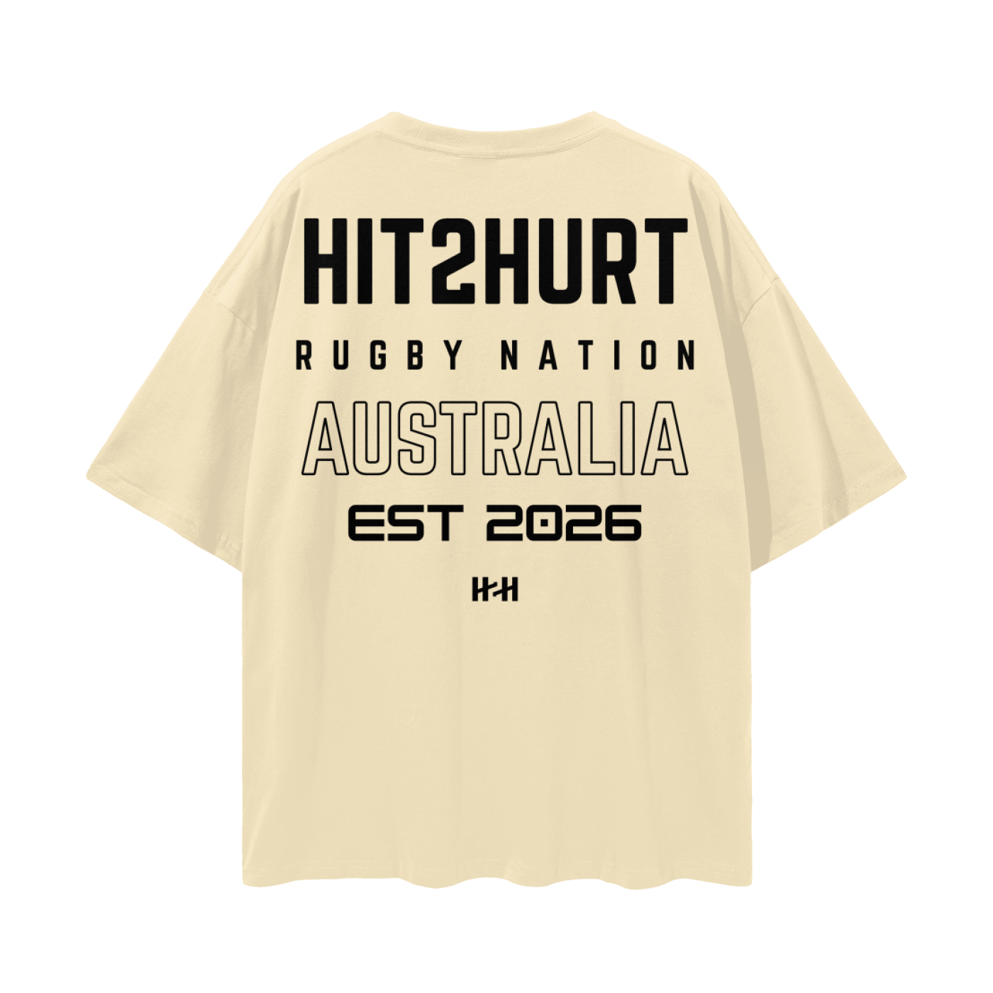 HIT2HURT 'Rugby Nation' Essential Oversized T-Shirt ODMPOD