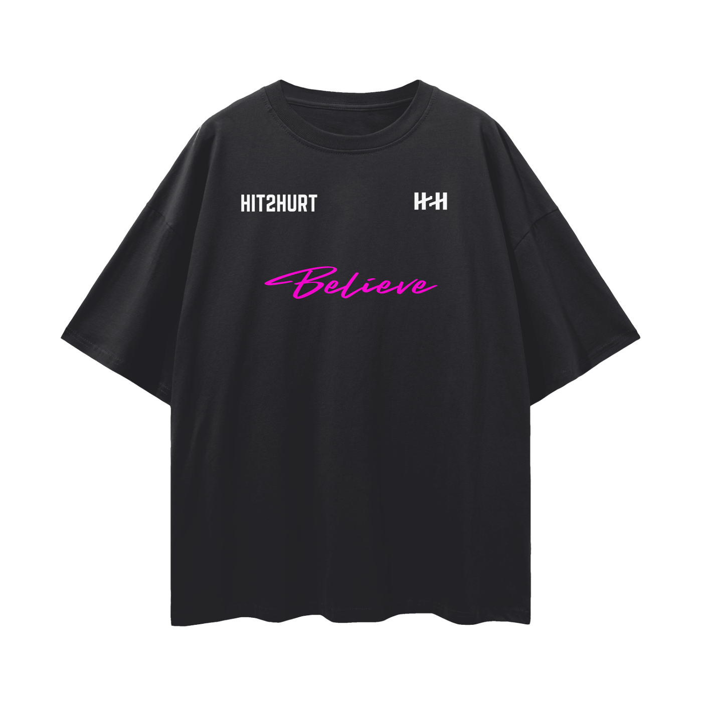 HIT2HURT 'Believe' Essential Oversized T-Shirt ODMPOD