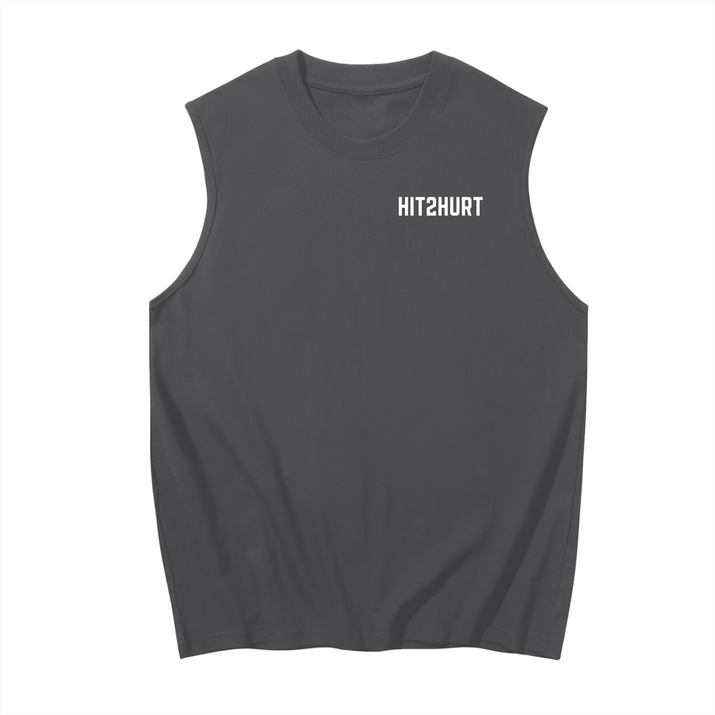 HIT2HURT Edition 1 Sleeveless Cotton Singlet - HIT2HURT