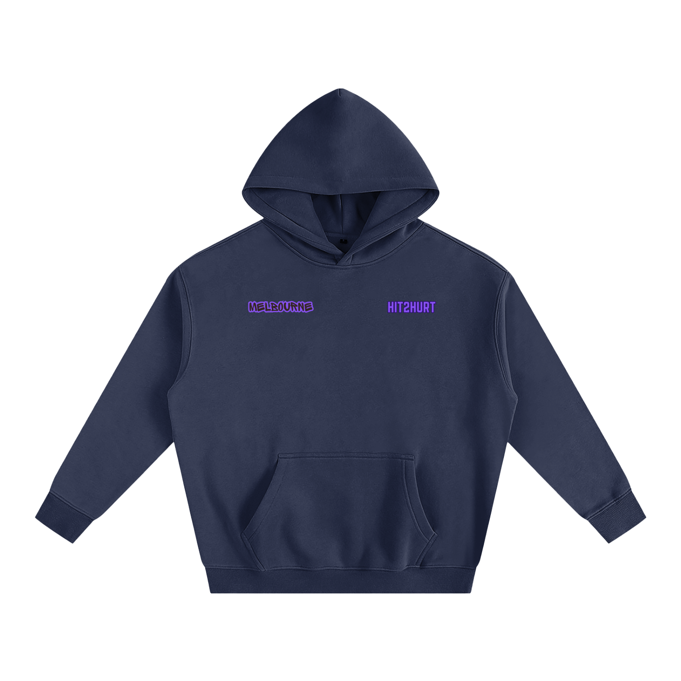 HIT2HURT X MELBOURNE Oversized Fleeced Hoodie ODMPOD