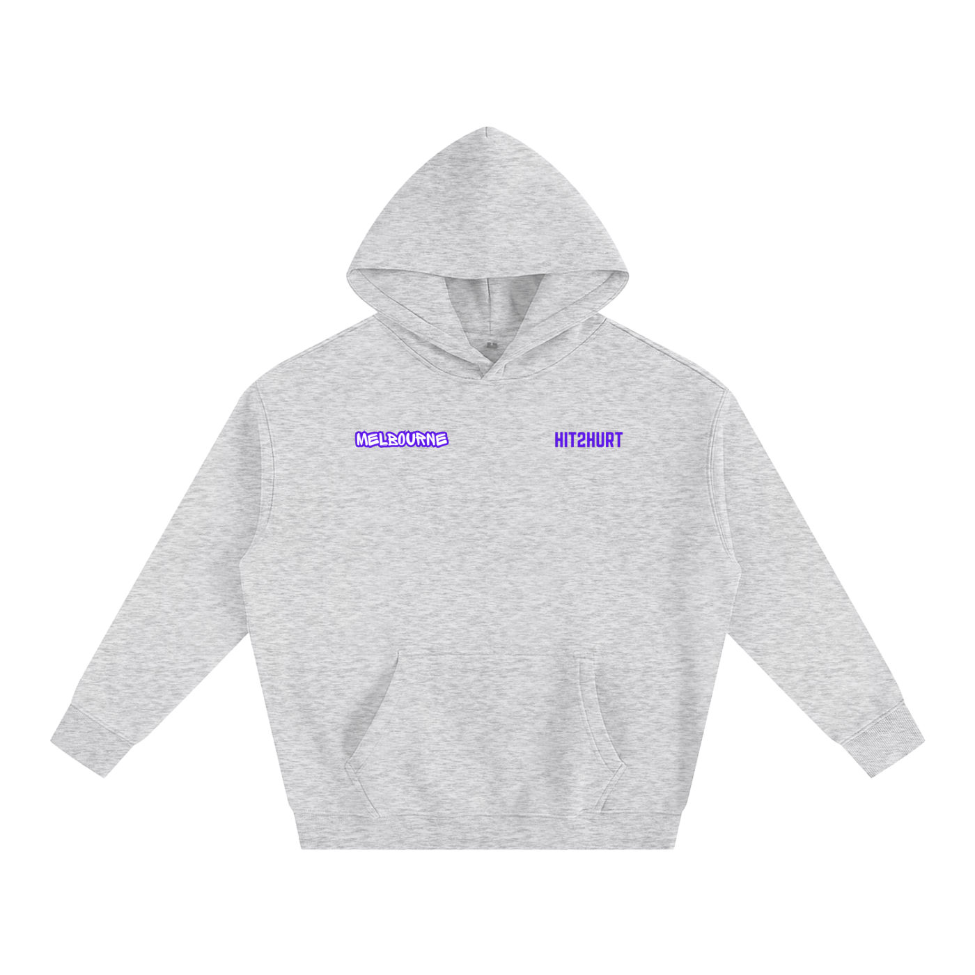 HIT2HURT X MELBOURNE Oversized Fleeced Hoodie ODMPOD